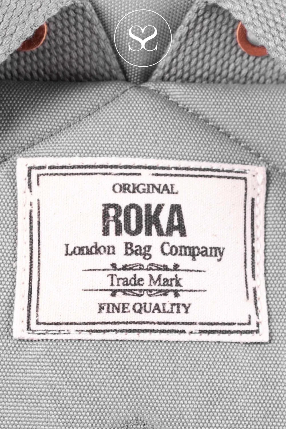 ROKA FINCHLEY LIGHT GREY MEDIUM BACKPACK