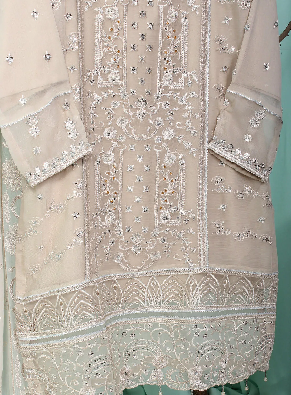 Romosh Fancy Embroidered Chiffon 3 Piece Stitched Suit - RNPC24FE RO-83 ENCHANTIVA-1