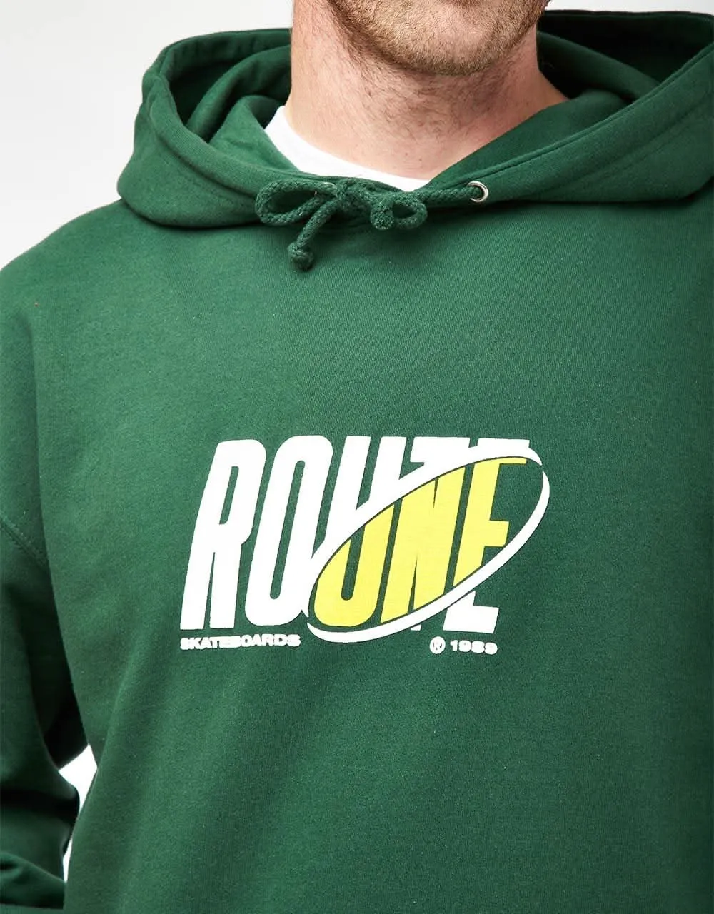 Route One Reveal Pullover Hoodie - Bottle Green