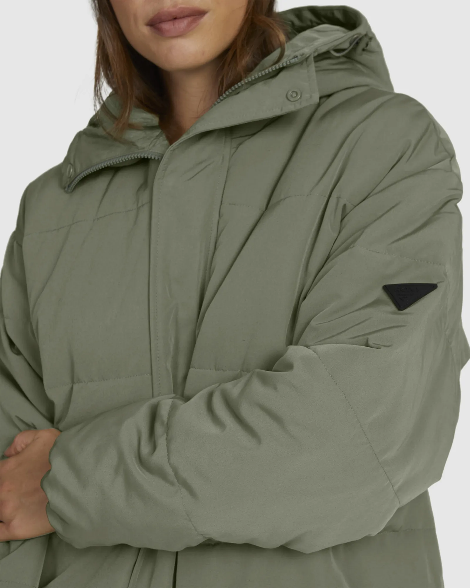 Roxy Ocean Ways - Parka Jacket For Women - Agave Green | SurfStitch