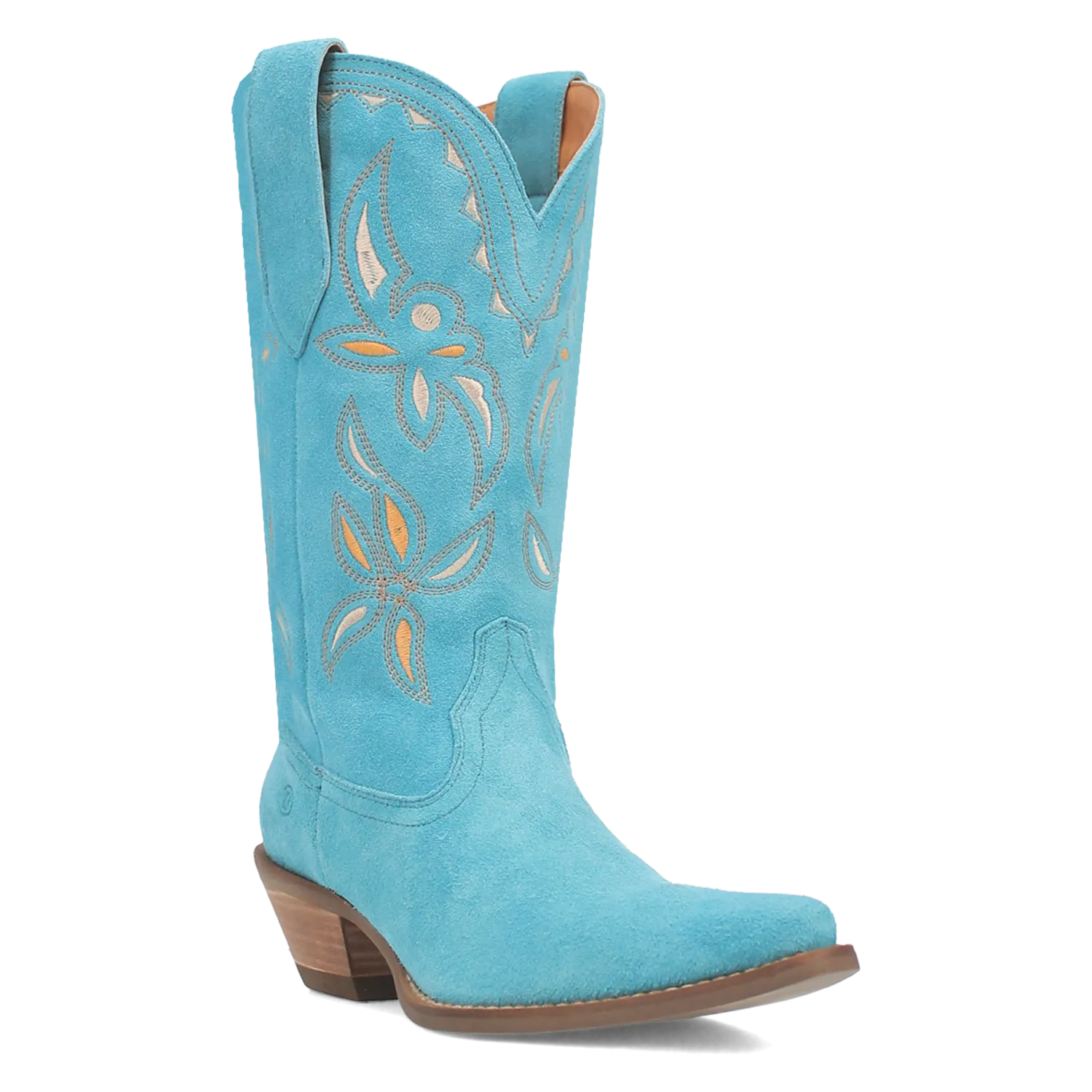 Sabana Blue Suede Leather Boots (DS)