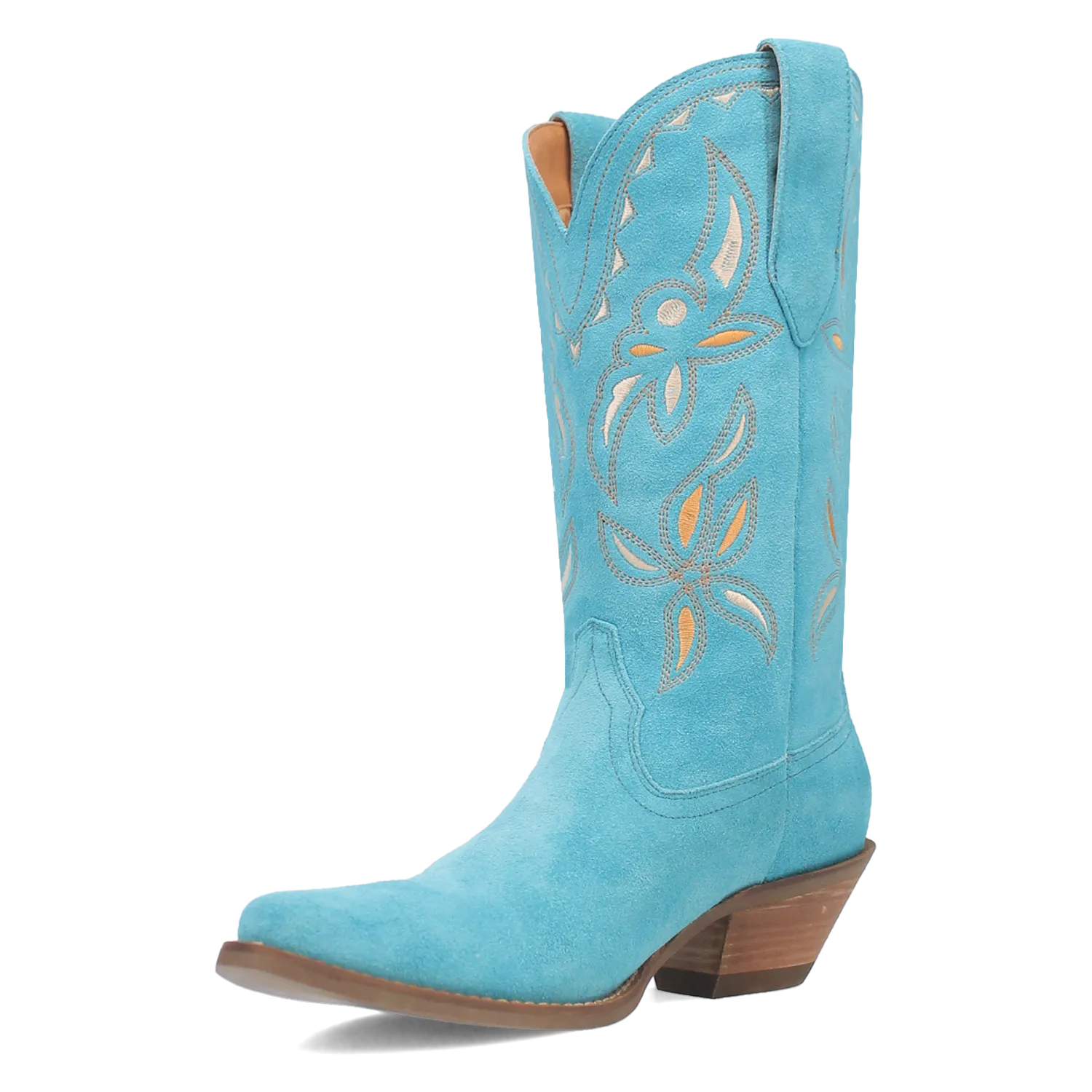 Sabana Blue Suede Leather Boots (DS)