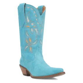 Sabana Blue Suede Leather Boots (DS)