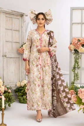 Safwa Praha Vol-07 Fine Digital Printed Lawn Unstitched 3Pc Suit SPH-70