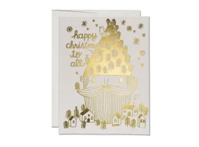 Saint Nick Happy Christmas Card