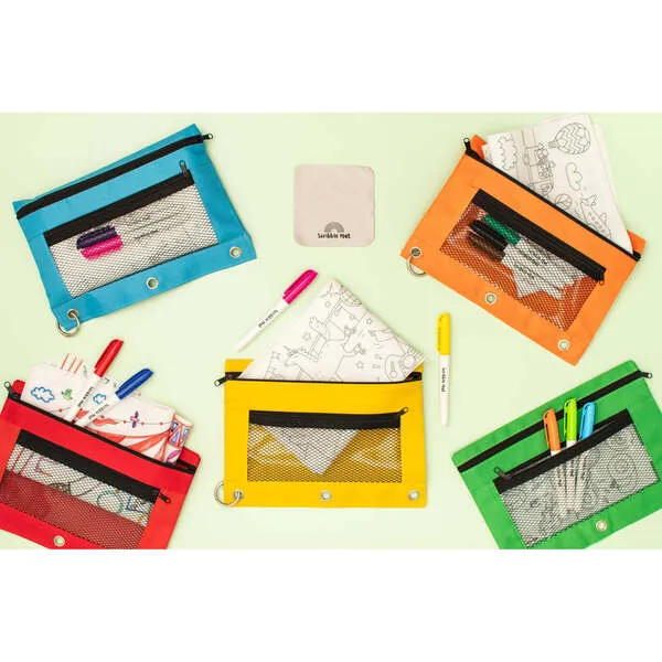  Scribble Mat Binder Bags