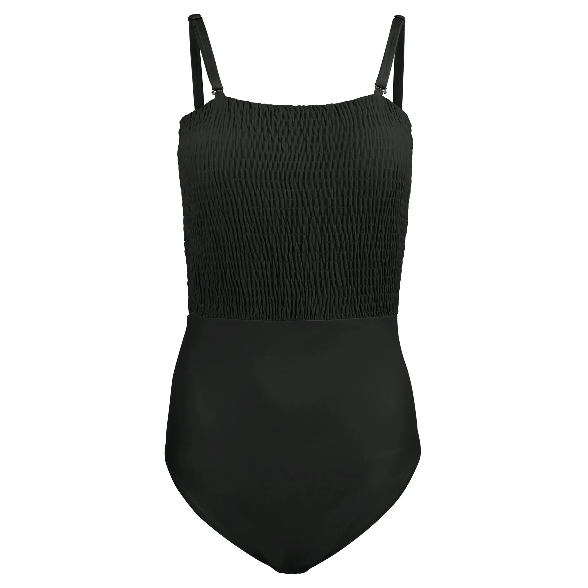 Sheared Bathing Suit-Black