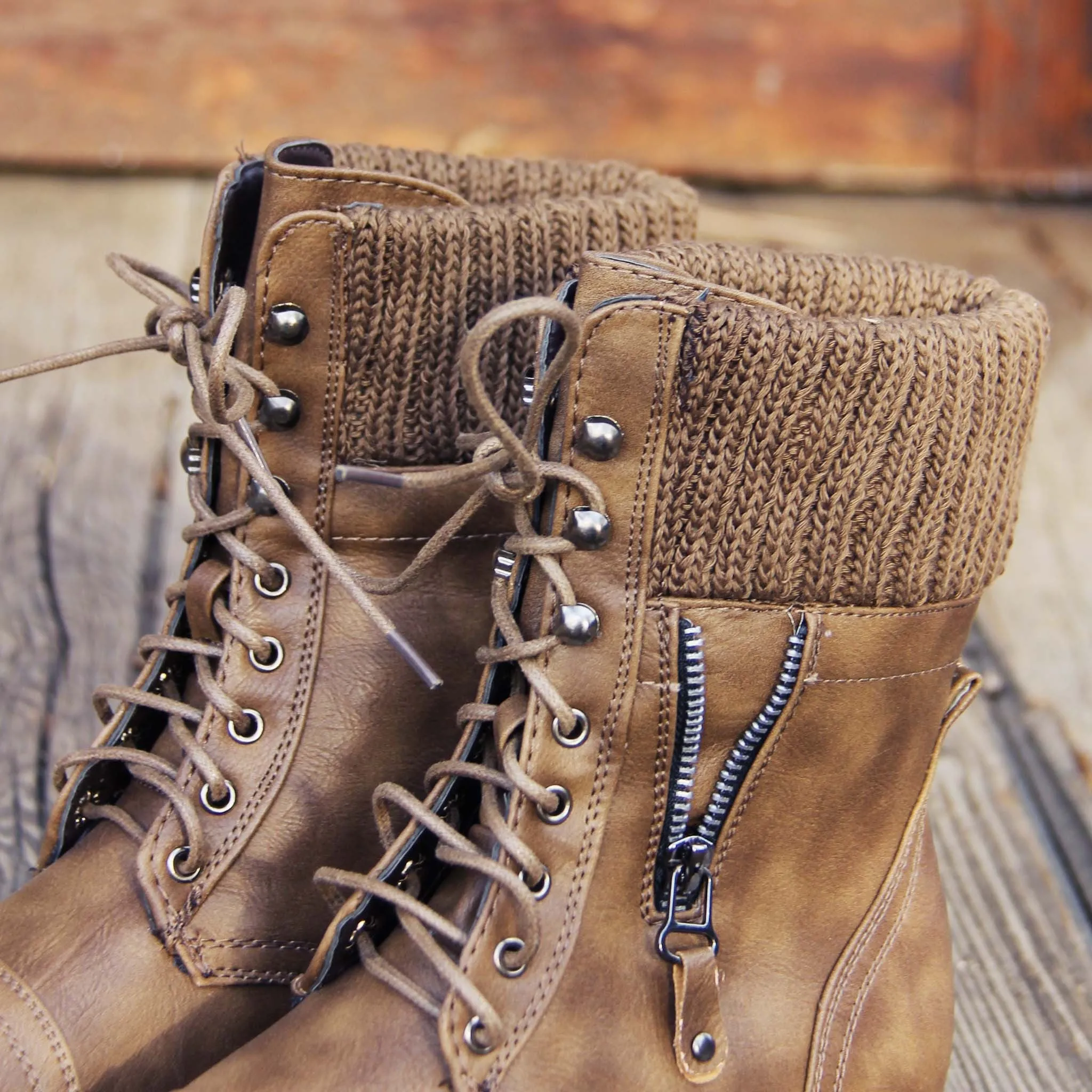 Ski Hill Sweater Boots in Ash