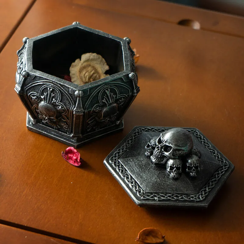 Skull Ossuary Box