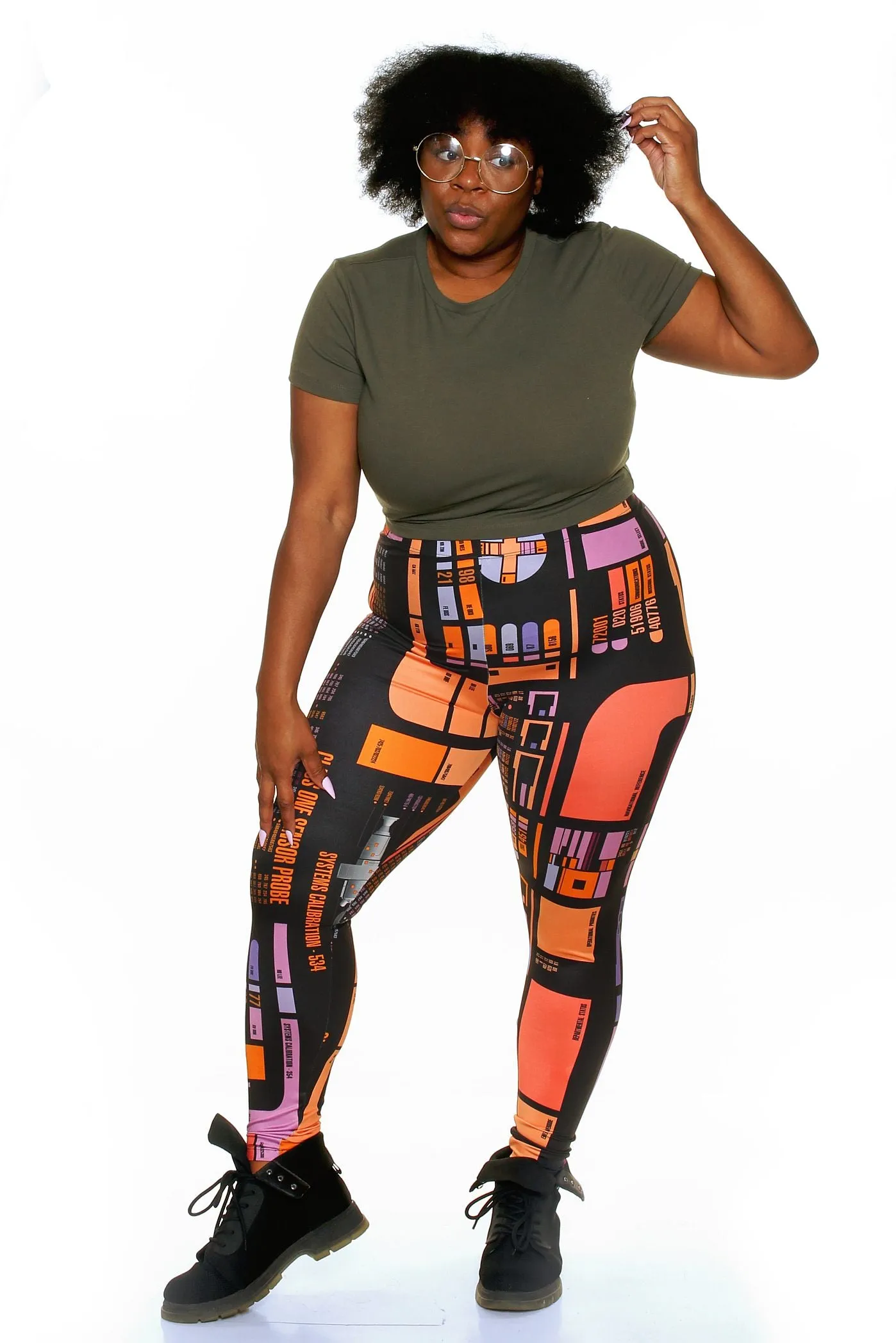 Star Trek TNG LCARS Leggings