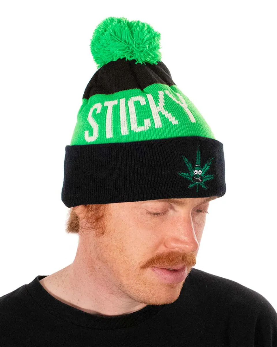 Sticky Rick Pom Pom Beanie