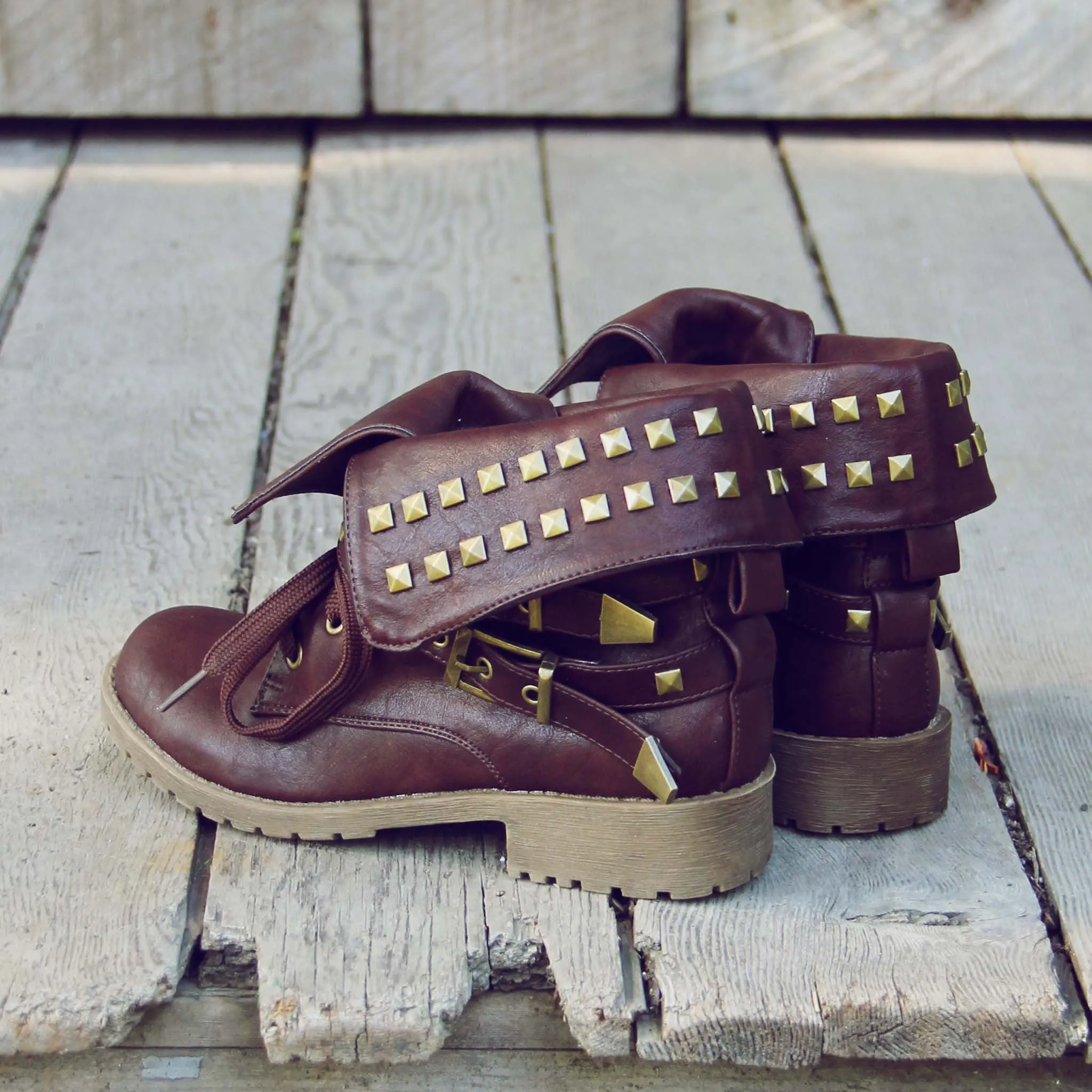 Sweet Studded Motorcycle Boots