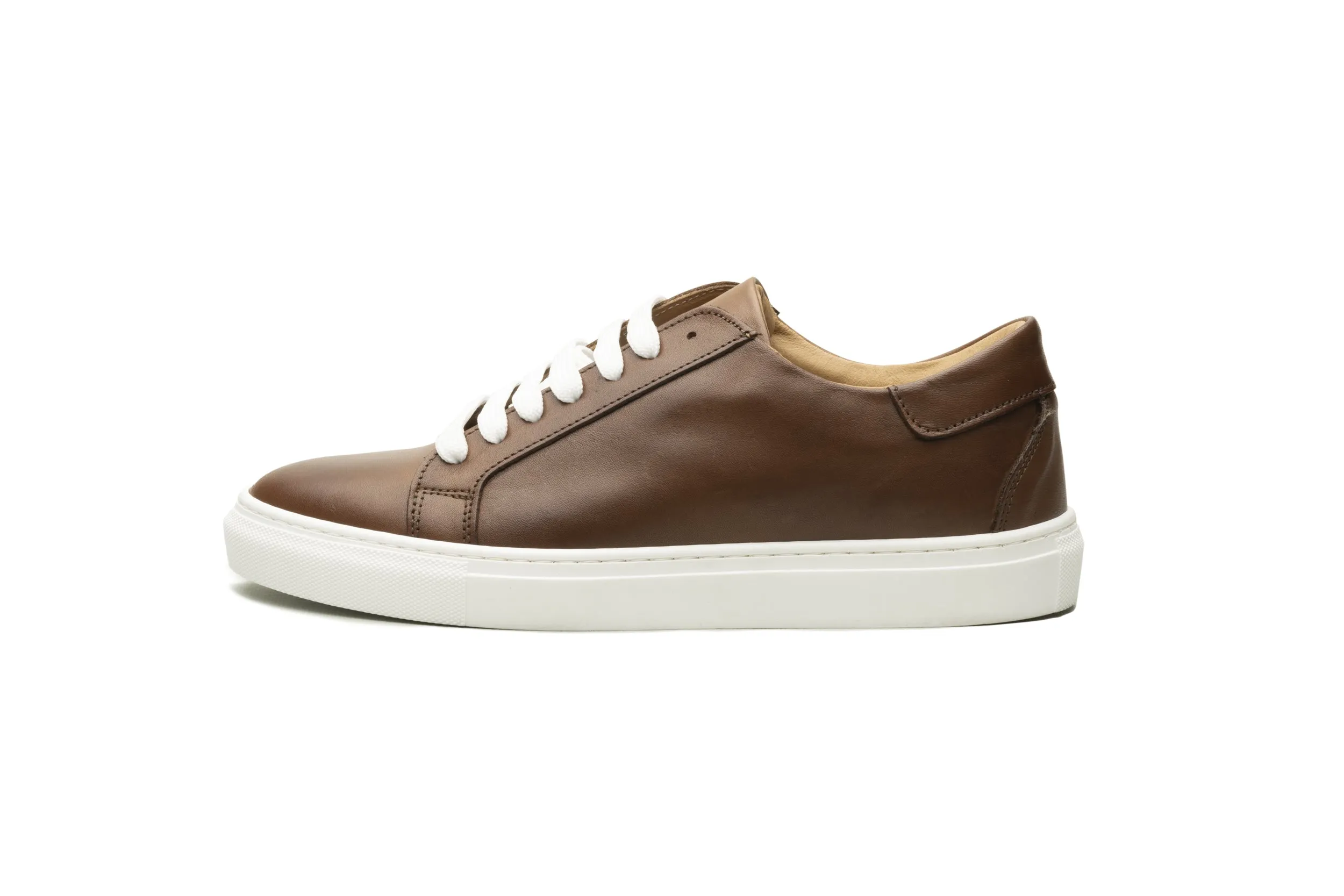 Tanned Brown Sneaker/White Rubber