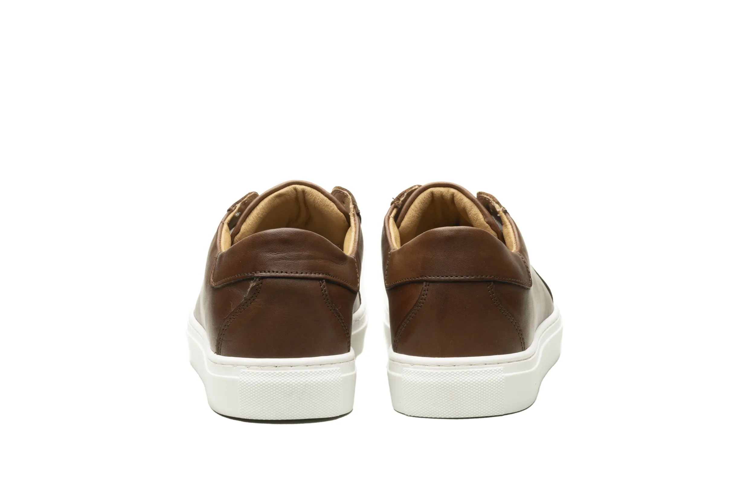 Tanned Brown Sneaker/White Rubber