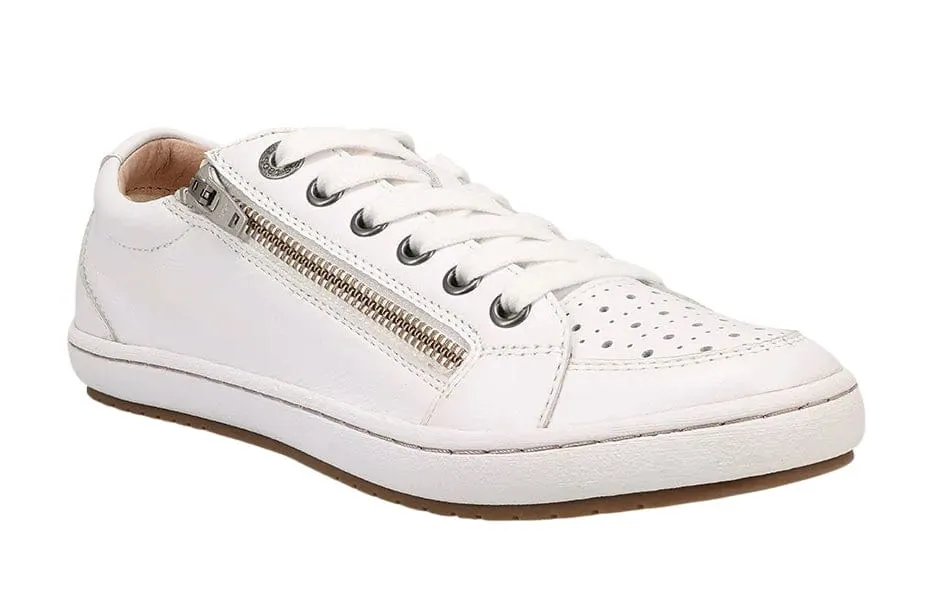 Taos ZIPSTER White Zipper Sneaker