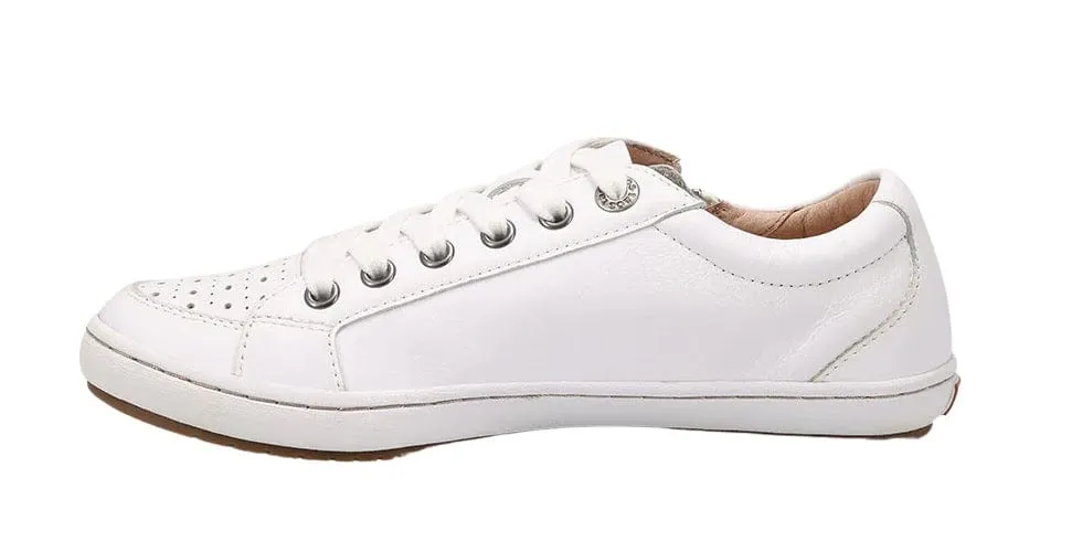 Taos ZIPSTER White Zipper Sneaker