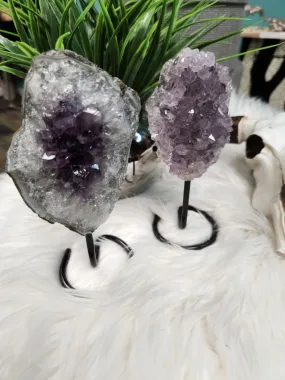 The Ashley Amethyst Stand Decor Collection