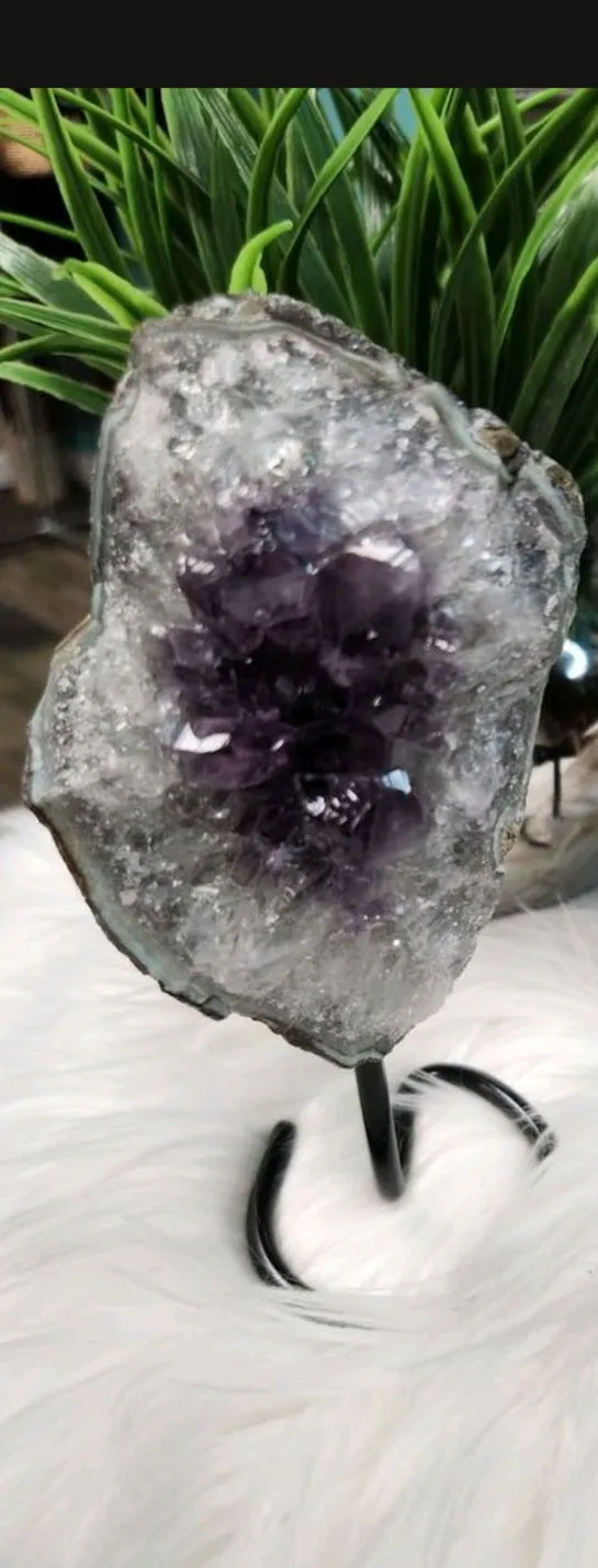 The Ashley Amethyst Stand Decor Collection