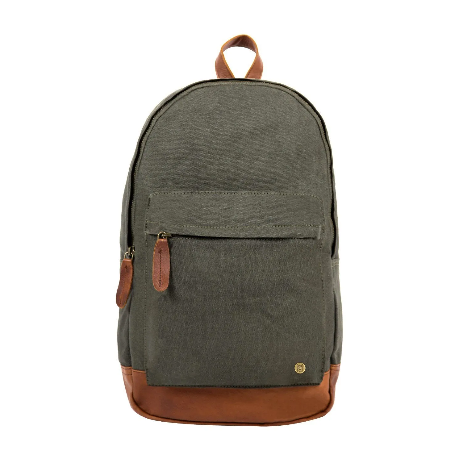 The Classic Backpack - Green Canvas