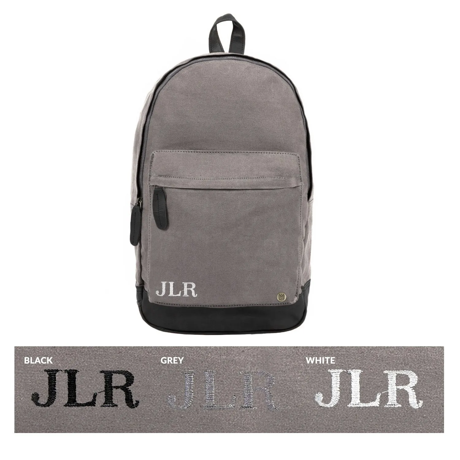 The Classic Backpack - Grey Canvas