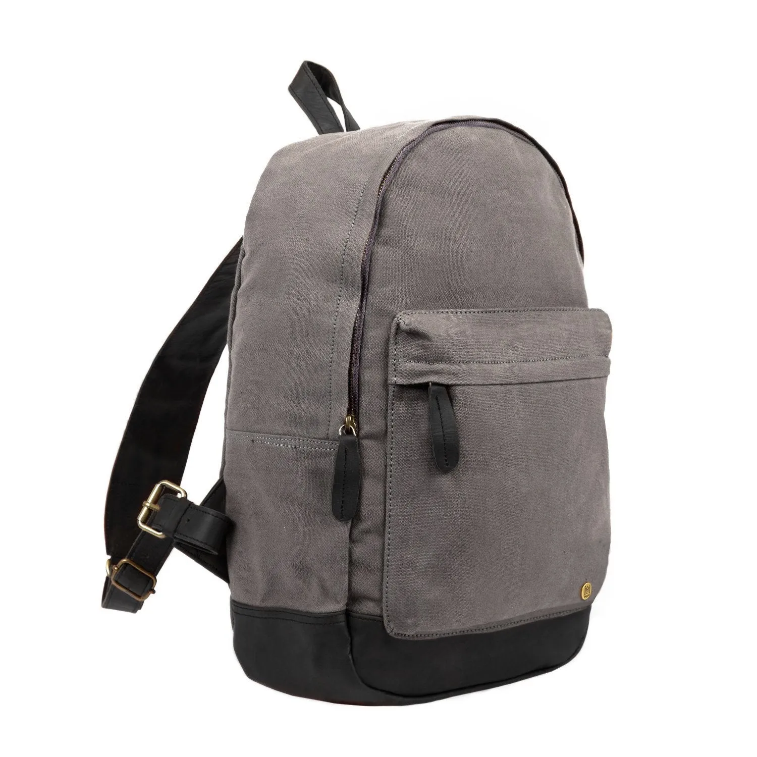 The Classic Backpack - Grey Canvas