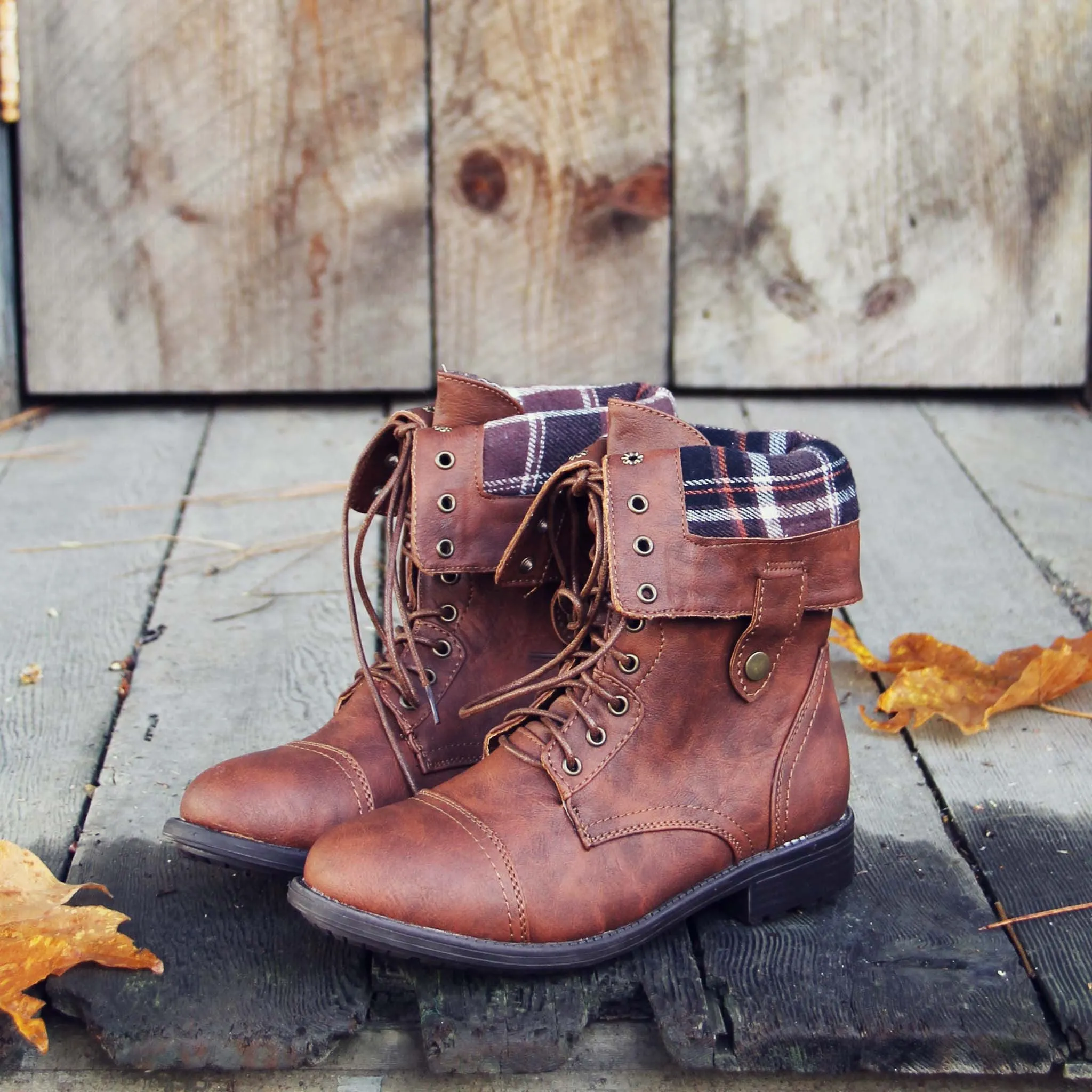 The Lodge Boots in Cognac