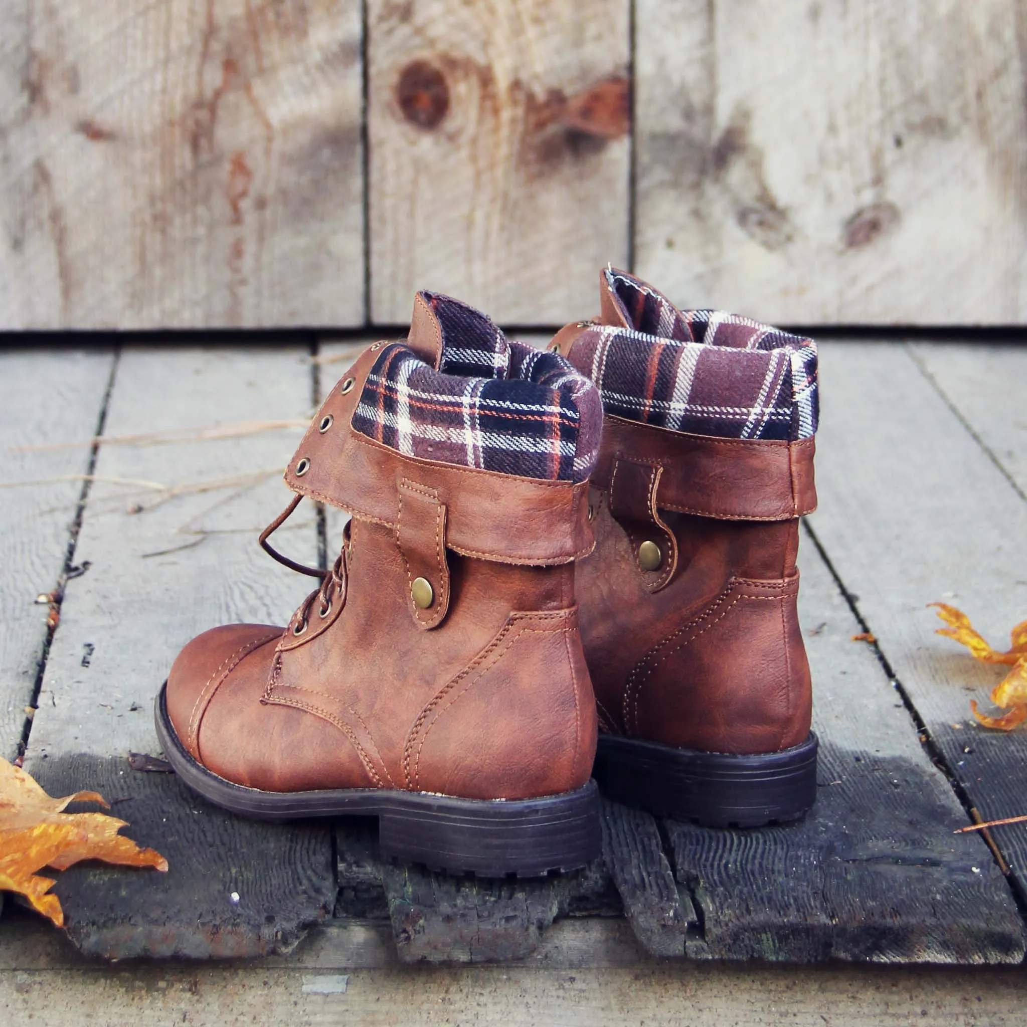 The Lodge Boots in Cognac