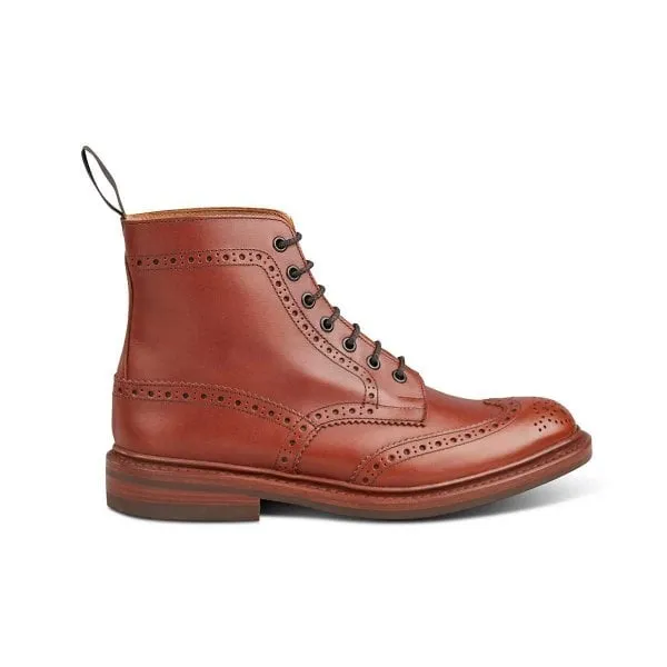 Trickers Mens Stow Country Boot in Marron