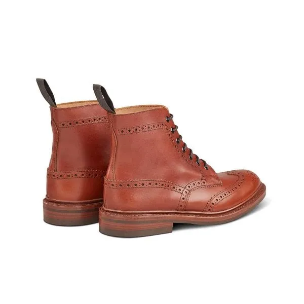 Trickers Mens Stow Country Boot in Marron