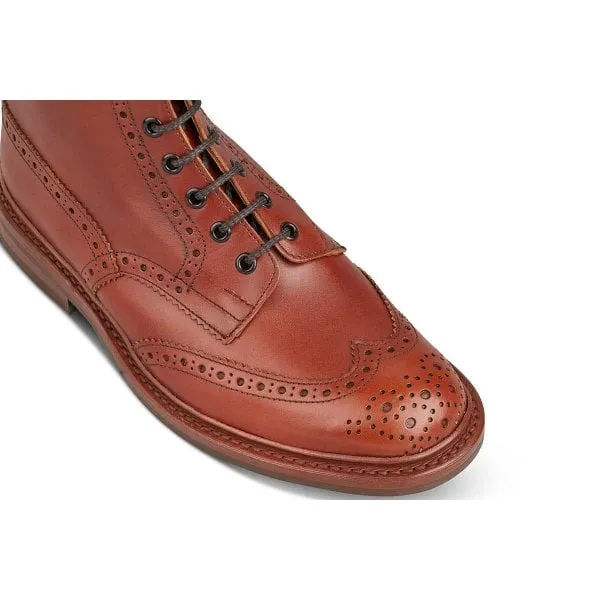 Trickers Mens Stow Country Boot in Marron