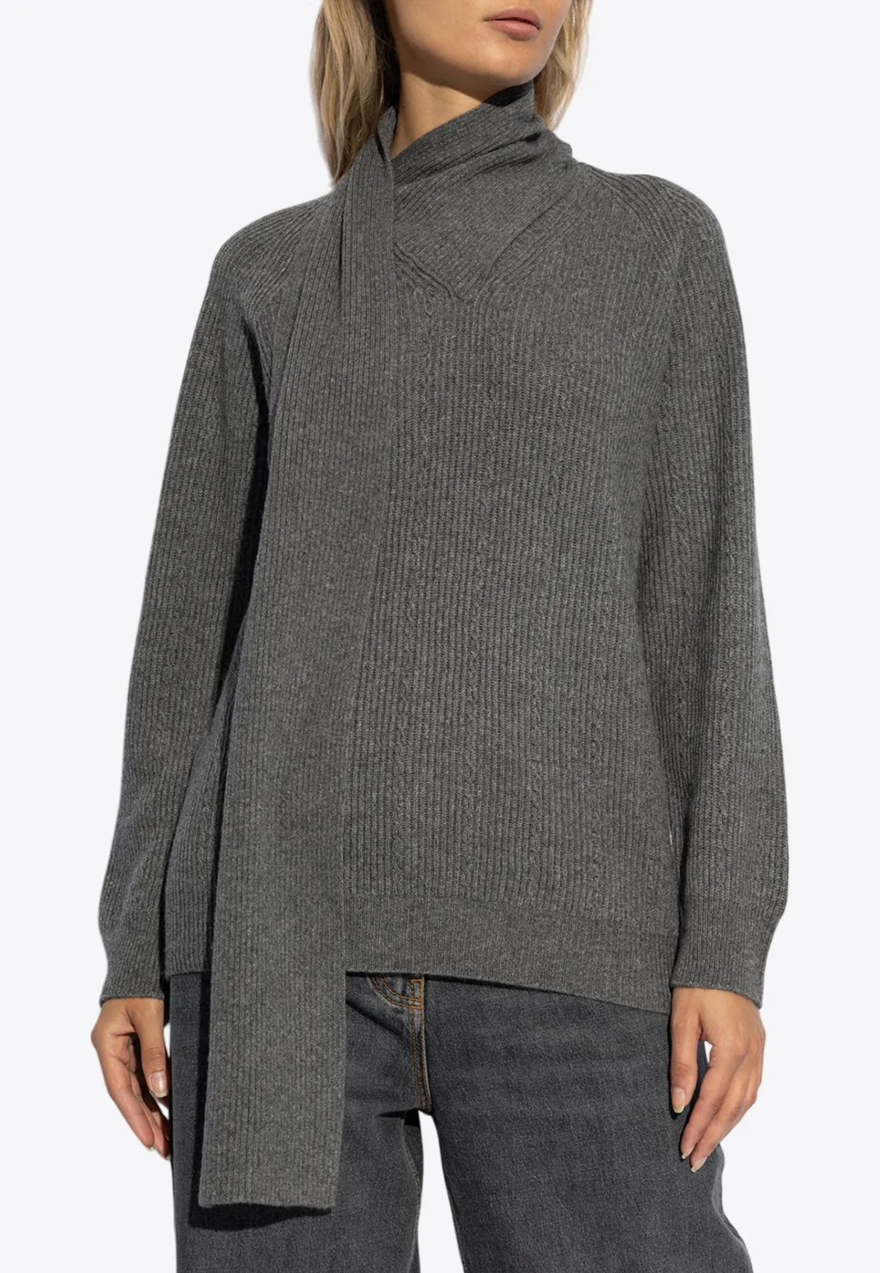 Turtleneck Wool Blend Sweater