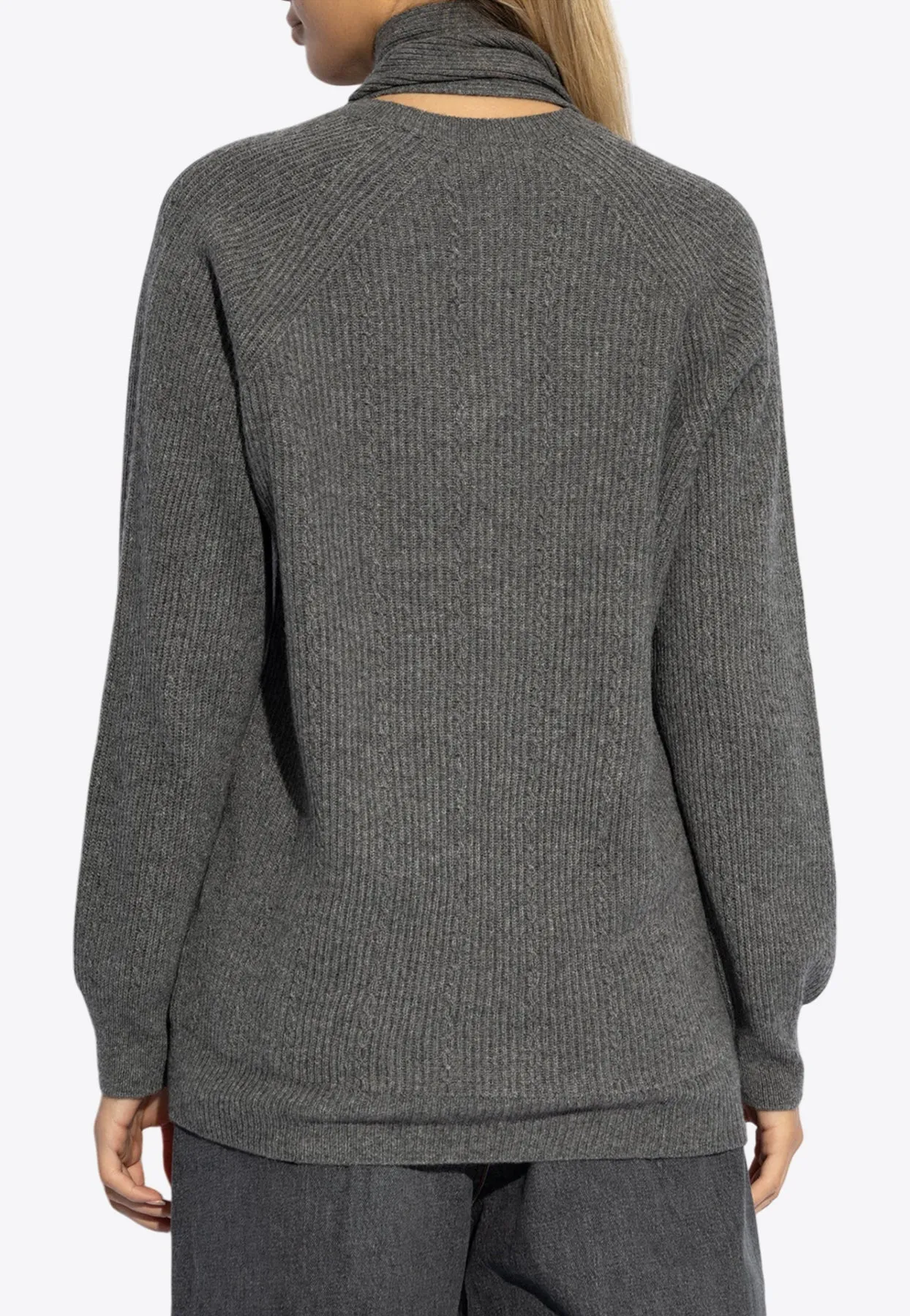 Turtleneck Wool Blend Sweater