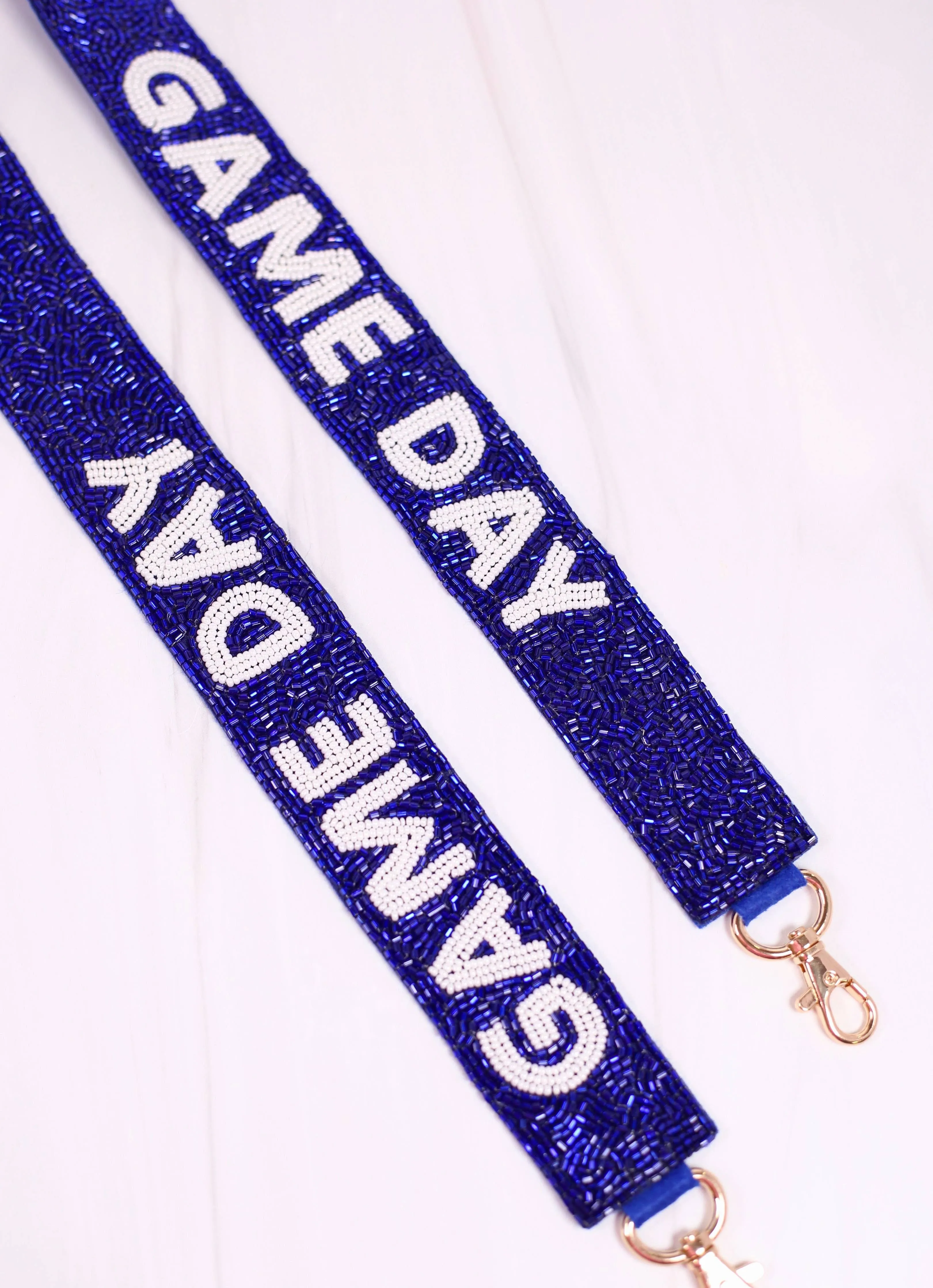 UK Kentucky Game Day Crossbody Strap- BLUE/WHITE