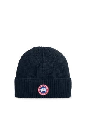 Unisex Canada Goose Arctic Disc Rib Toque Beanies - Atlantic Navy