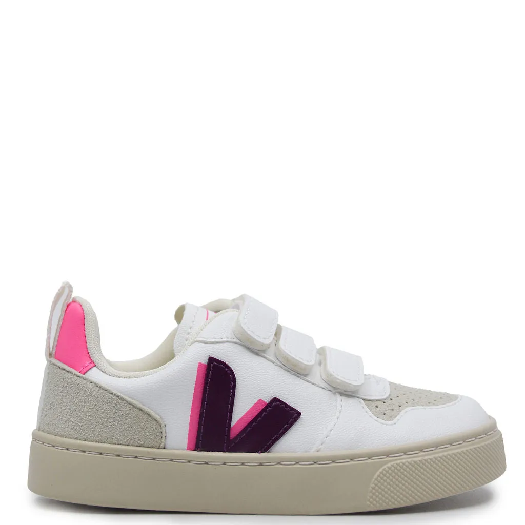 Veja Magenta Velcro Sneaker