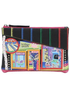 Vendula London Arcade Zipper Wallet Black