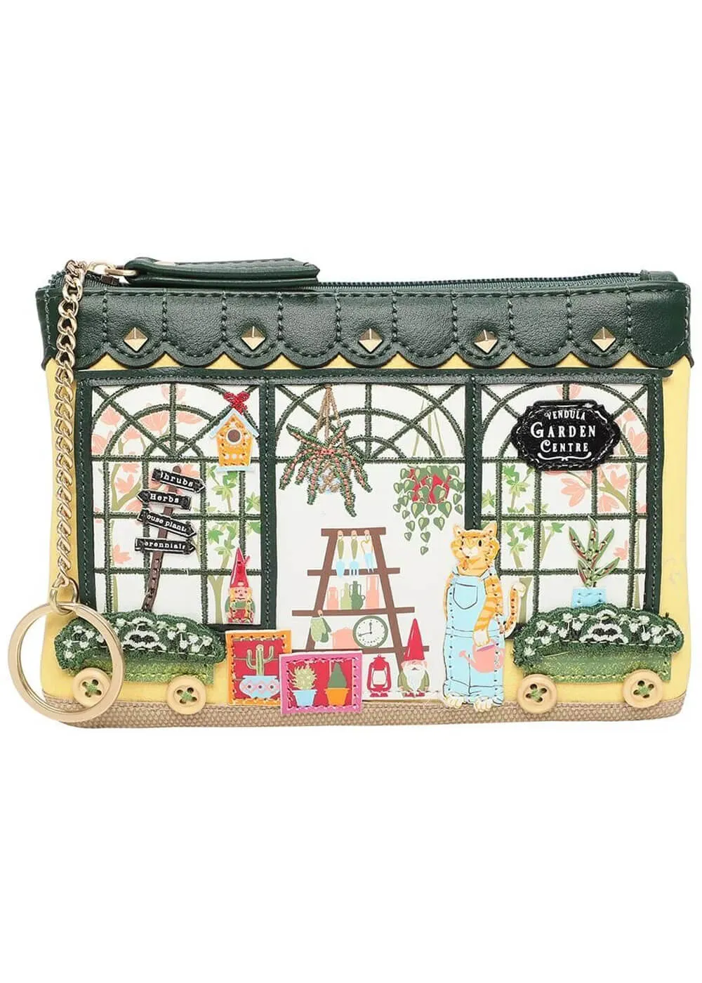 Vendula London Garden Centre Zipper Wallet Yellow