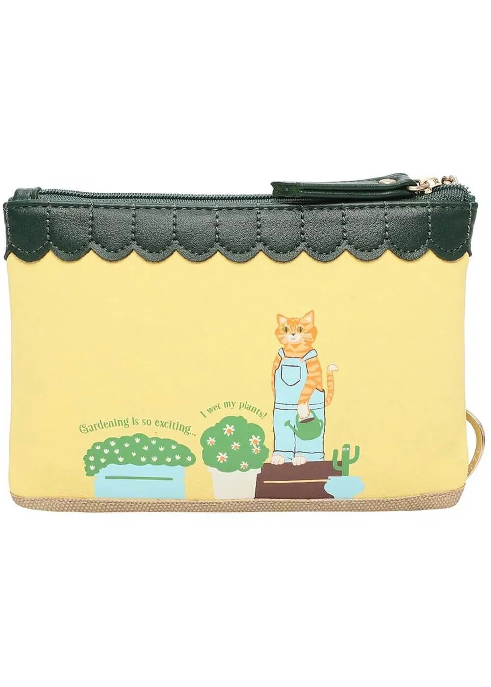 Vendula London Garden Centre Zipper Wallet Yellow