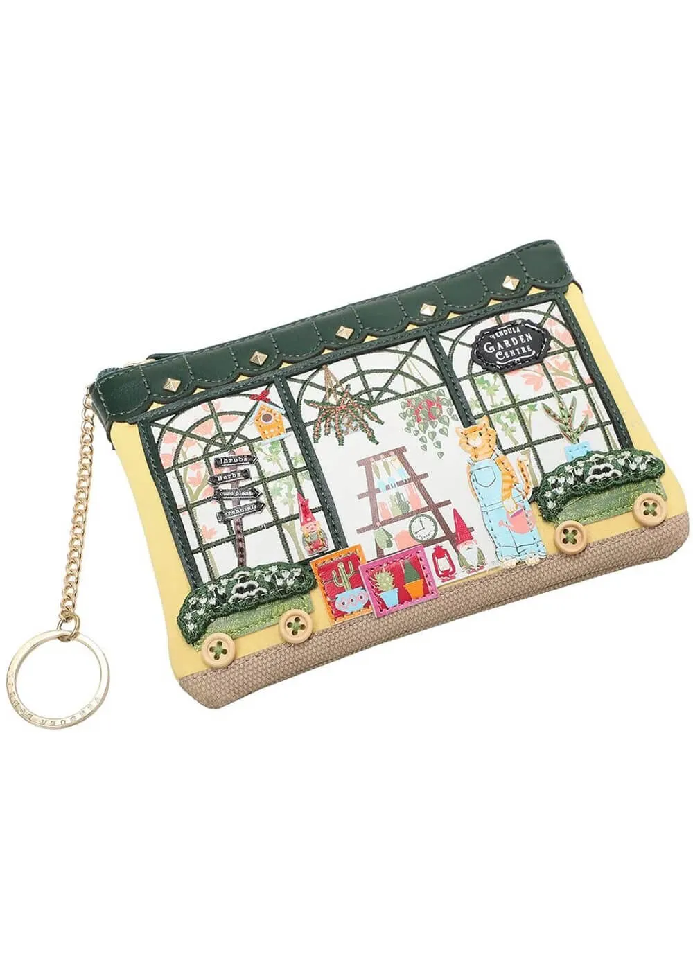 Vendula London Garden Centre Zipper Wallet Yellow