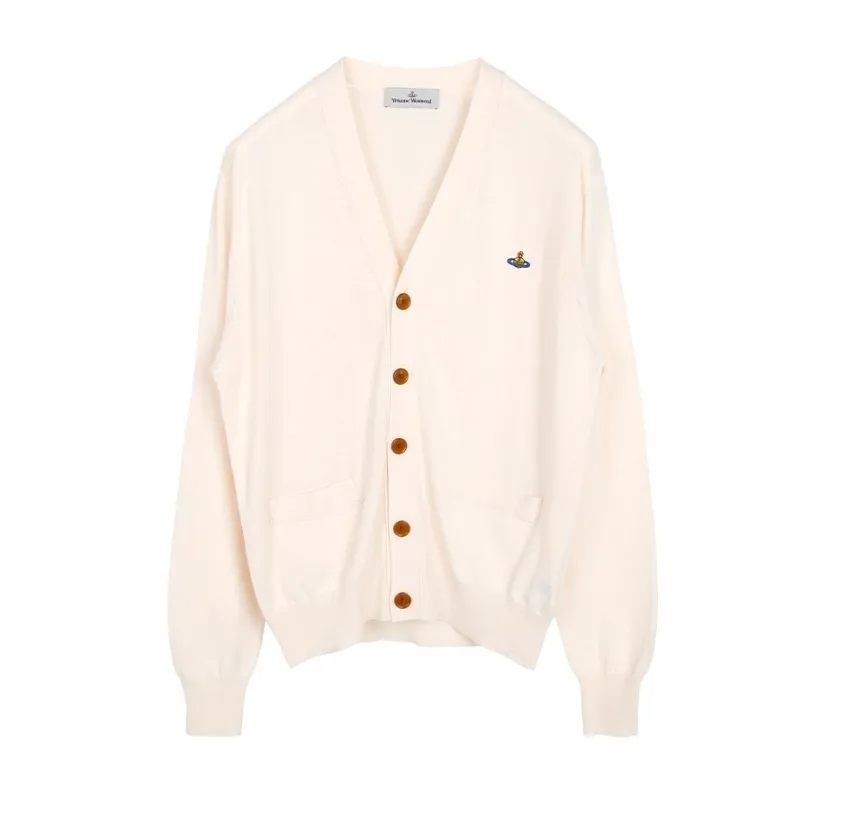 Vivienne Westwood  |Cashmere Cotton Logo Cardigans