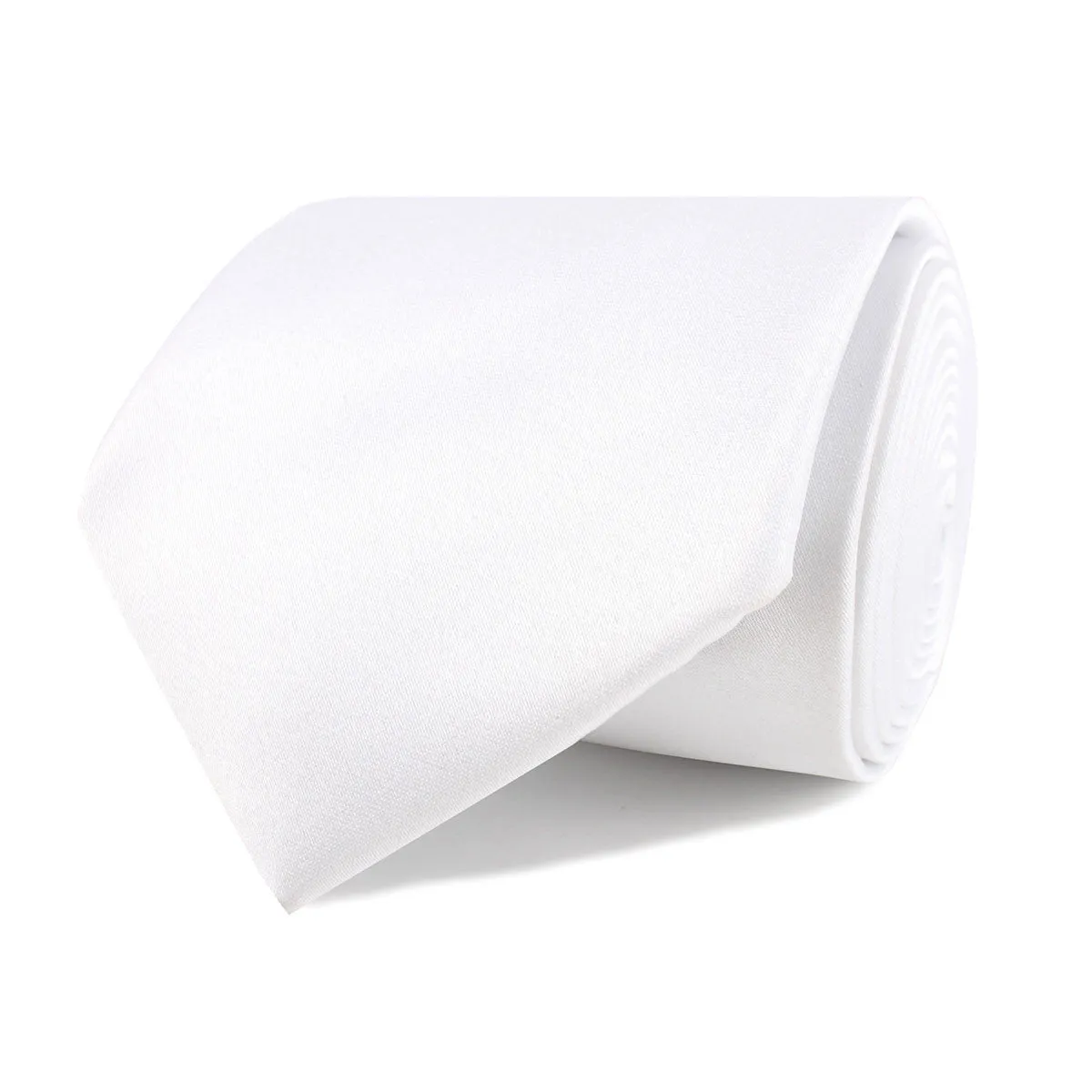 White Satin Necktie