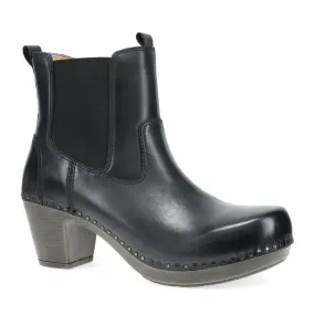 Women's Dansko Shayna Boot Color: Black Burnished Calf