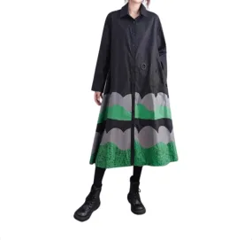 YNB dress green scallops